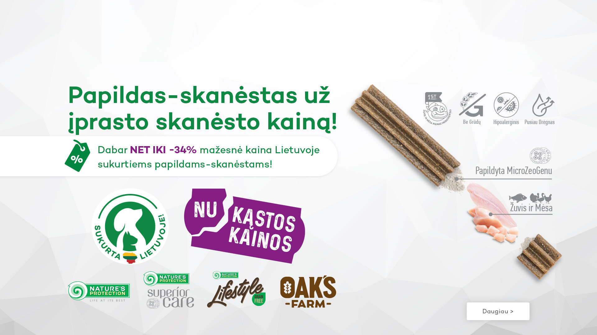 KIKA - Sumažinta skanėstų kaina