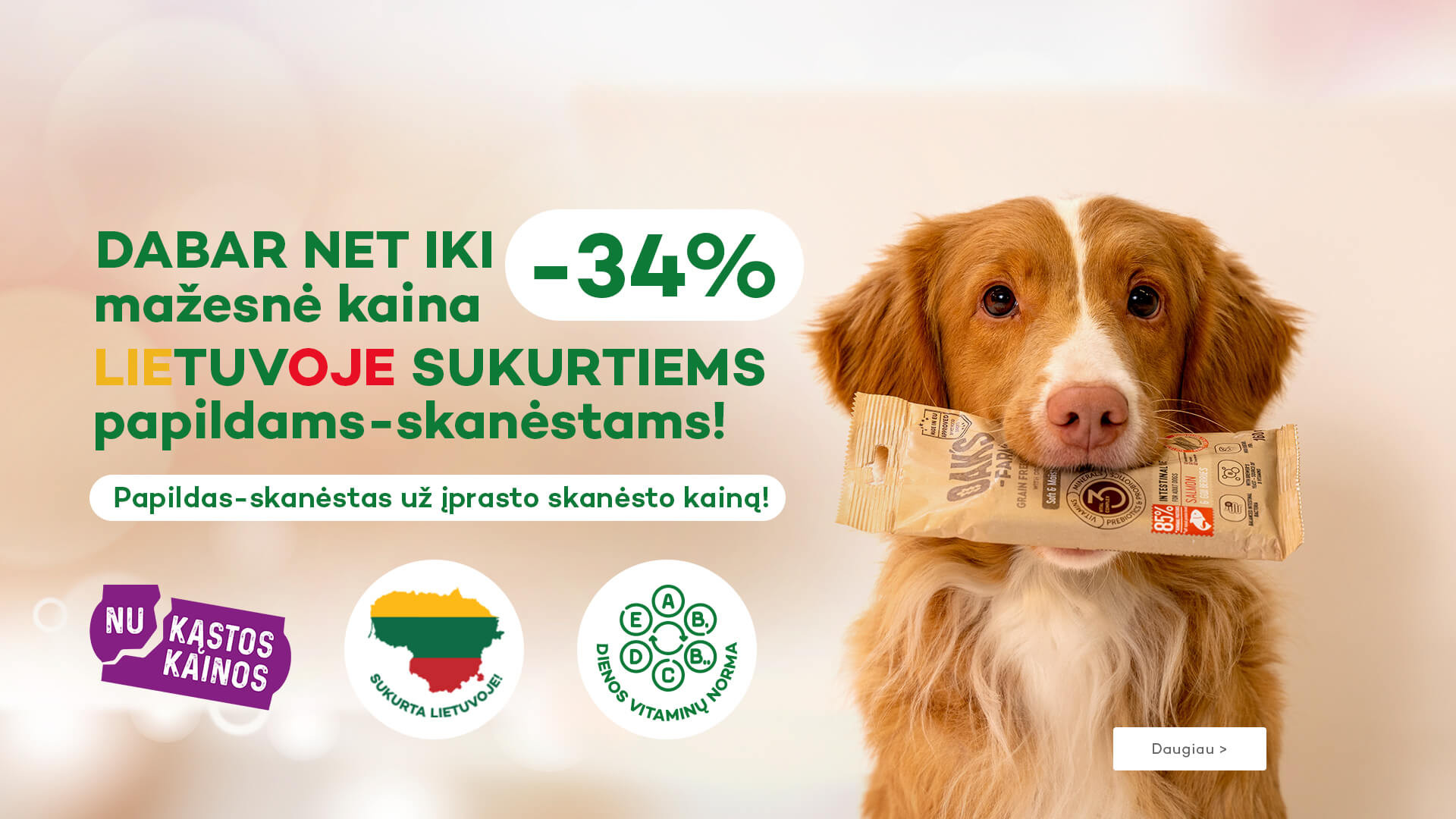 KIKA - Sumažinta skanėstų kaina