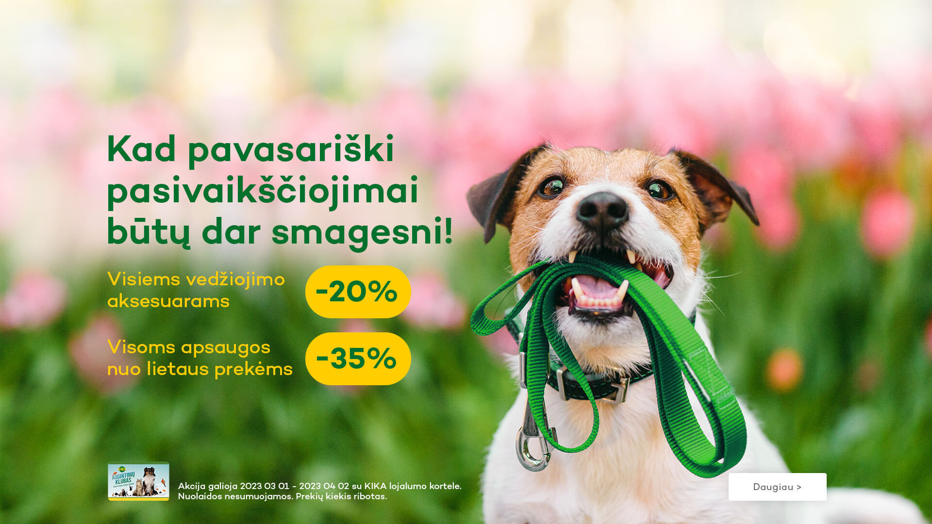 KIKA - Vedžiojimo aksesuarai ir rūbai