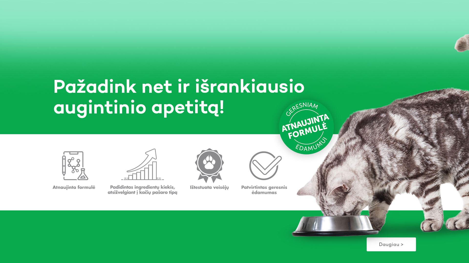 KIKA - kačių ėdamumo formulė