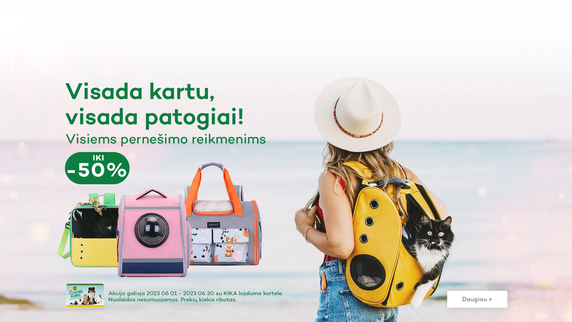 KIKA - pernešimo reikmenys