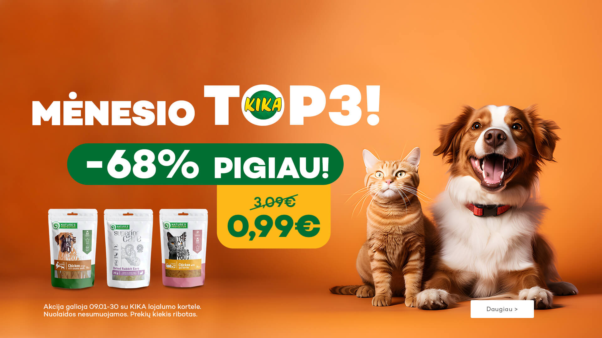 KIKA - Mėnesio TOP skanėstai