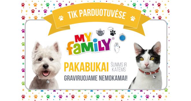 MY FAMILY pakabukai – vėl pas mus!