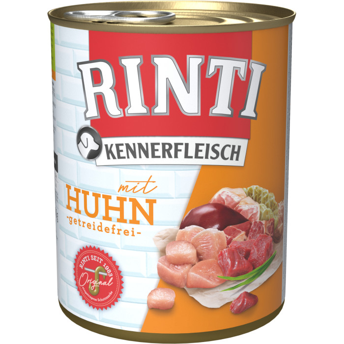 FINNERN RINTI Kennerfleisch suaugusių šunų konservuotas pašaras su vištiena 