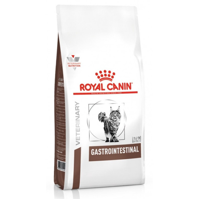 ROYAL CANIN VD Cat Gastro Intestinal sausas kačių pašaras skirtas žarnyno absorbcijos sutrikimams mažinti 