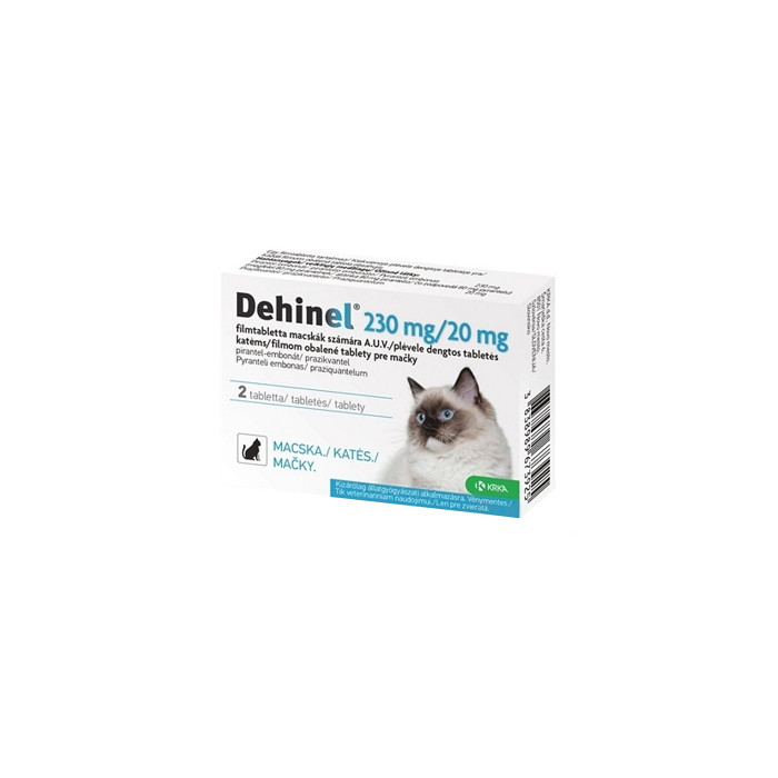 DEHINEL tabletės nuo kirminų katėms 