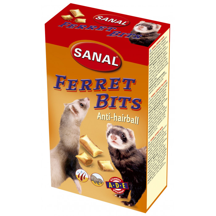 SANAL ferrets bits anti-hairball papildas nuo sąvėlų šeškams 