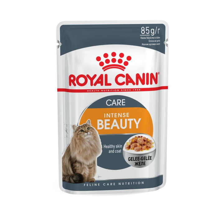 ROYAL CANIN Intense Beauty Jelly suaugusių kačių konservuotas pašaras 