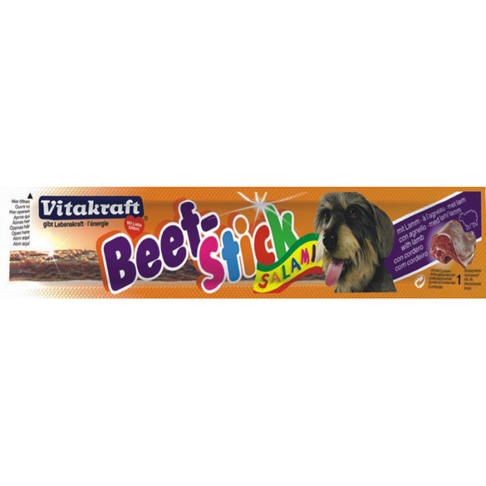 VITAKRAFT Beef Stick šunų skanėstas su ėriena 
