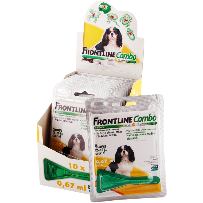 FRONTLINE Combo antiparazitinis užlašinamasis tirpalas šunims 