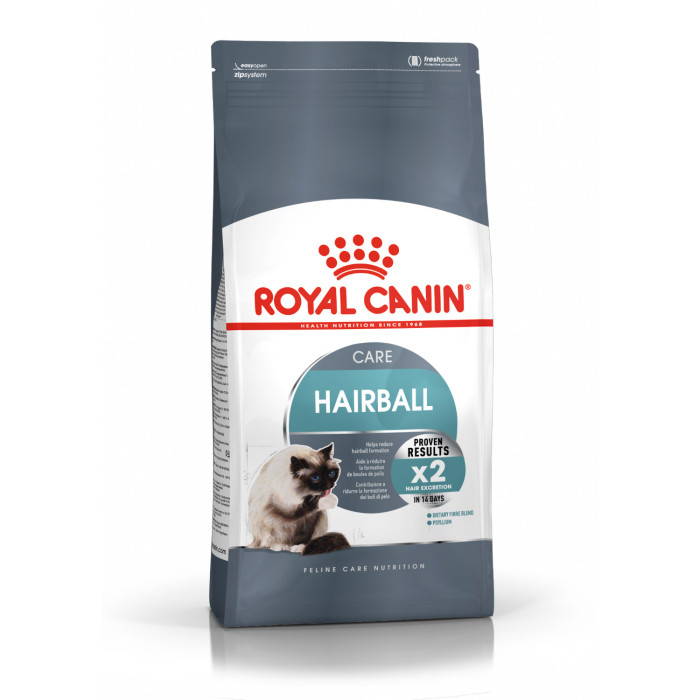 ROYAL CANIN suaugusių, ilgaplaukių kačių sausas pašaras nuo plaukų kamuoliukų susidarymo skrandyje 