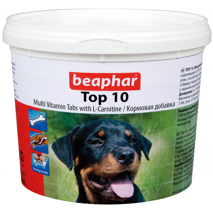 BEAPHAR Top-10 Bendri vitaminai šunims 