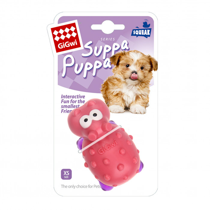 GIGWI Šunų žaislas Suppa Puppa Begemotas 
