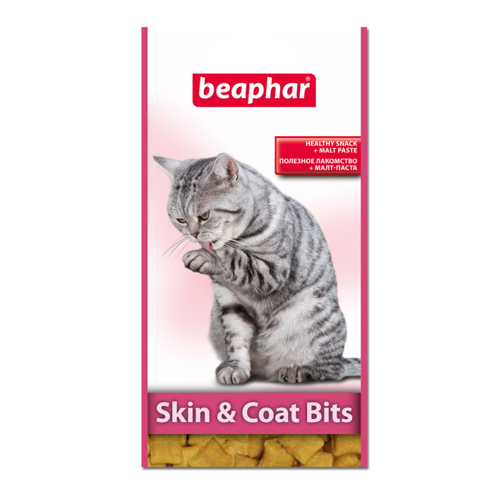 BEAPHAR Skin & coat bits kačių maisto papildas 
