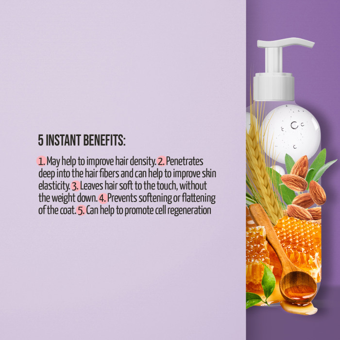 TAURO PRO LINE Ultra Natural Care kaukė suteikianti šunų ir kačių kailio apimties 
