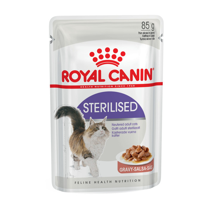 ROYAL CANIN suaugusių sterilizuotų kačių konservuotas pašaras 