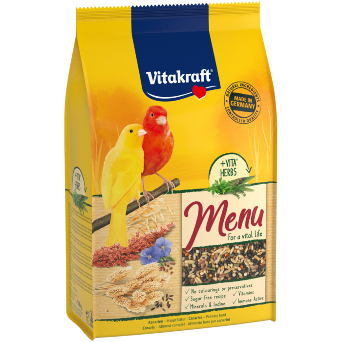 VITAKRAFT Menu Vital Honey Lesalas kanarėlėms 