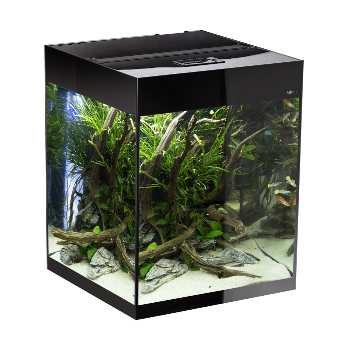 AQUAEL GlOOSY SET CUBE Stačiakampis akvariumas 