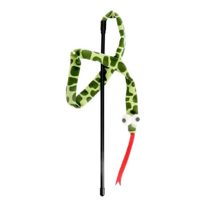 HIPPIE PET kačių žaislas meškerė, gyvate, 37 cm 