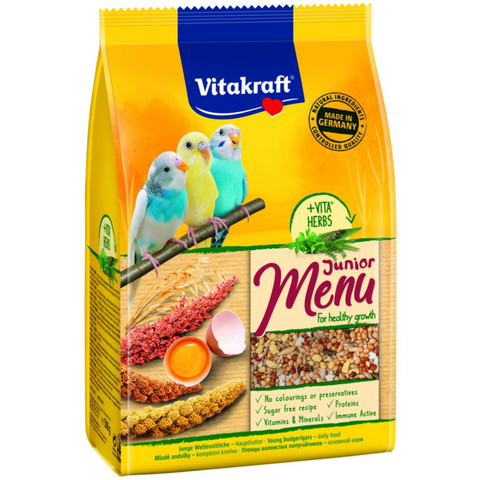 VITAKRAFT Menu Budgies Kids Lesalas banguotoms papūgoms 