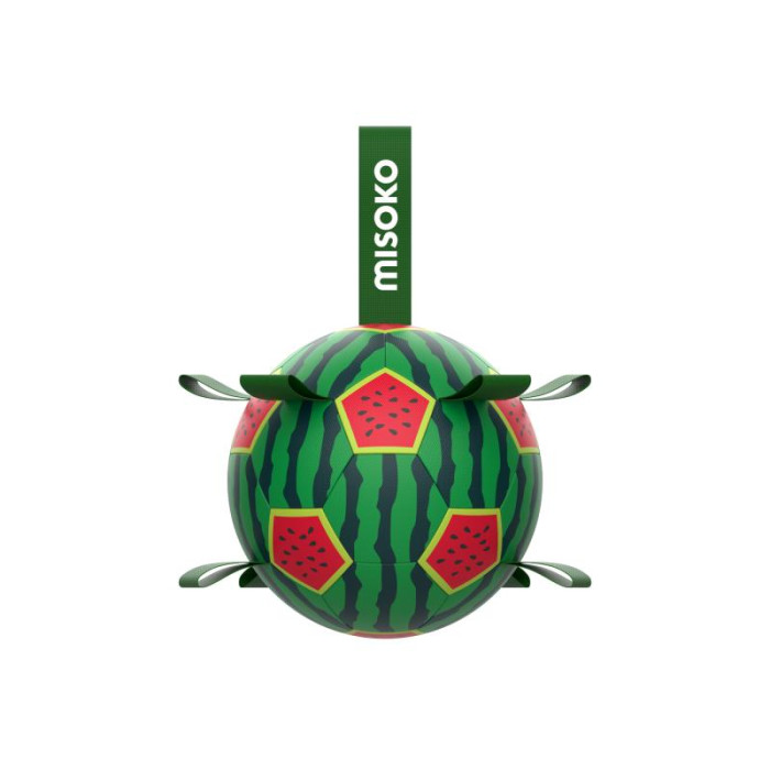MISOKO šunų žaislas, pripučiamas futbolo kamuolys, 30 cm 