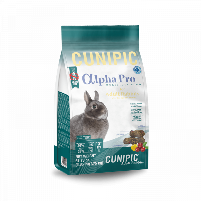 CUNIPIC Alpha Pro suaugusių triušių pašaras 