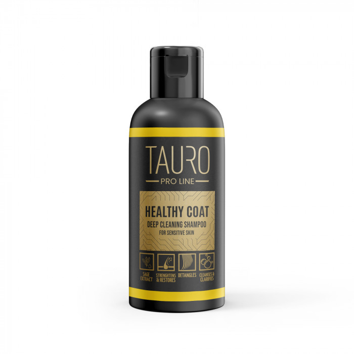 TAURO PRO LINE Healthy Coat Deep Cleaning Shampoo, šampūnas šunims ir katėms 