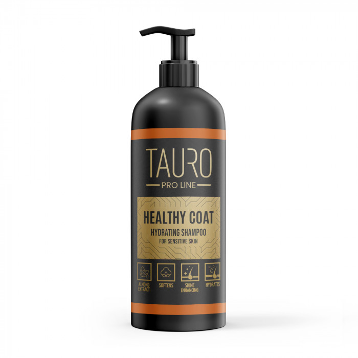 TAURO PRO LINE Healthy Coat, šunų ir kačių kailį drėkinantis šampūnas 