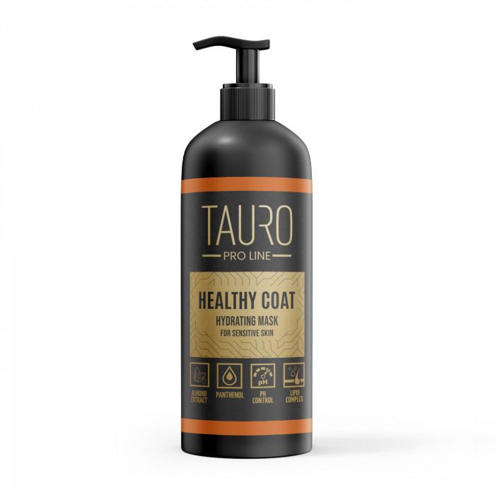TAURO PRO LINE Healthy Coat, šunų ir kačių kailį drėkinanti kaukė 