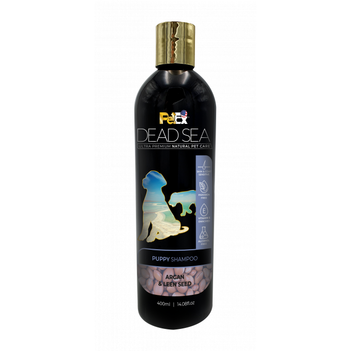 PETEX DEAD SEA PUPPY SHAMPOO Jaunų šunų ir kačių šampūnas, didinantis kailio apimtį, 