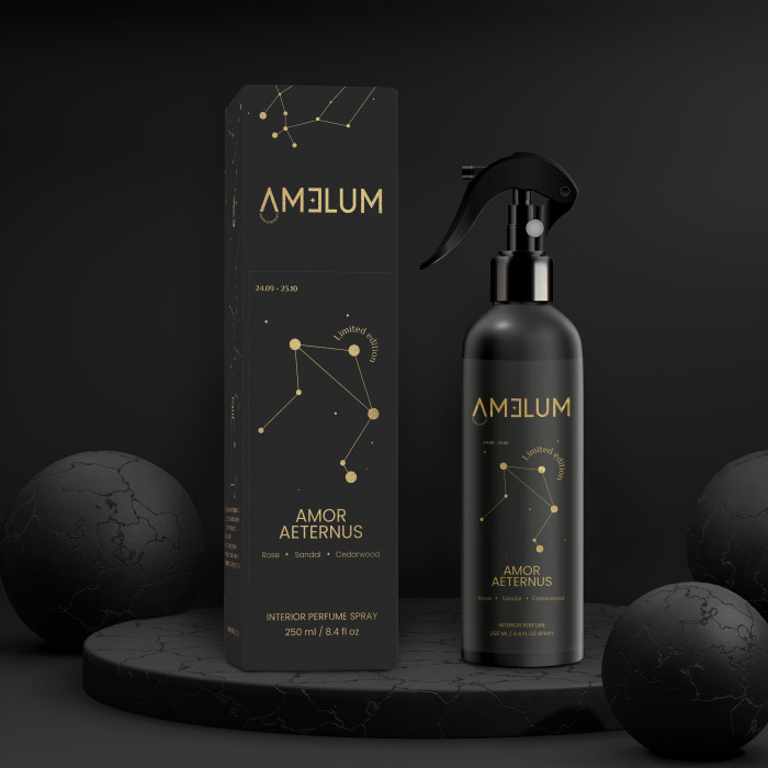 AMELUM Amor Aeternus Limited Edition purškiamas namų kvapas 
