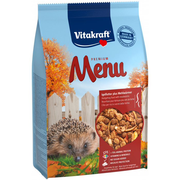 VITAKRAFT Hedgehog Premium Menu Food Pašaras ežiams 