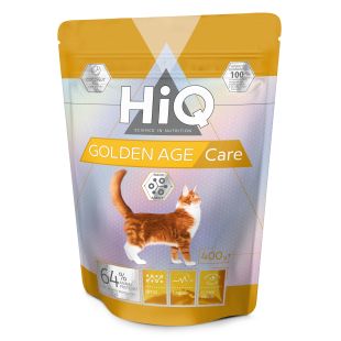 HIQ Senstančių kačių sausas pašaras su paukštiena 400 g x 4
