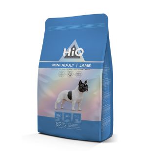 HIQ mažų veislių saugusių šunų sausas pašaras su ėriena 1.8 kg x 4
