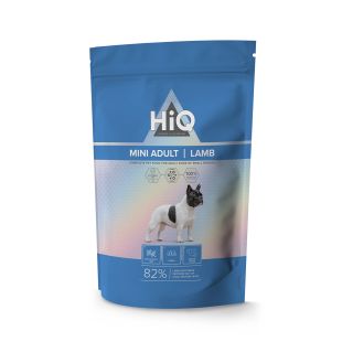 HIQ mažų veislių saugusių šunų sausas pašaras su ėriena 400 g x 4