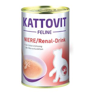 FINNERN MIAMOR Kattovit Kidney/Renal, suaugusių kačių pašaro papildas - gėrimas 135 ml x 24