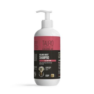 TAURO PRO LINE Ultra Natural Care šampūnas suteikiantis šunų ir kačių kailio apimties 400 ml