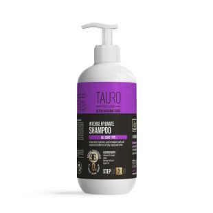 TAURO PRO LINE Ultra Natural Care šampūnas intensyviai drėkinantis šunų ir kačių kailį bei odą 400 ml