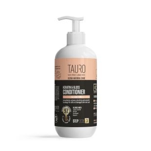 TAURO PRO LINE Ultra Natural Care kondicionierius su keratinu šunų ir kačių kailio priežiūrai 400 ml