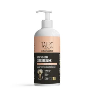 TAURO PRO LINE Ultra Natural Care kondicionierius su keratinu šunų ir kačių kailio priežiūrai 1000 ml