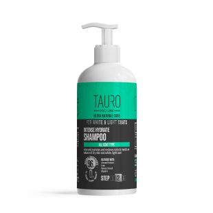 TAURO PRO LINE Ultra Natural Care šampūnas intensyviai drėkinantis šunų ir kačių baltą-šviesų kailį bei odą 1000 ml