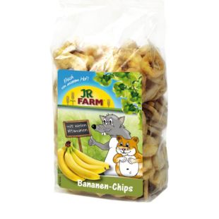 JR FARM graužikų pašaro papildas - džiovinti pjaustyti bananai 150 g