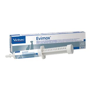 EVIMOX šunų ir kačių maisto papildas žarnyno sutrikimų mažinimui 30 ml
