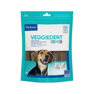 VIRBAC VeggieDent Fresh skanėstai šunų dantų higienai 10-30 kg