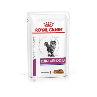 ROYAL CANIN VD Cat Renal Chicken  kačių konservuotas pašaras 85 g x 12
