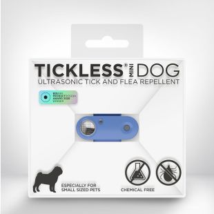 TICKLESS MINI Dog Ultragarsinis šunų pakabukas nuo erkių ir blusų  mėlynas