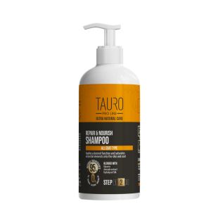 TAURO PRO LINE Ultra Natural Care šampūnas maitinantis šunų ir kačių kailį bei odą 1000 ml