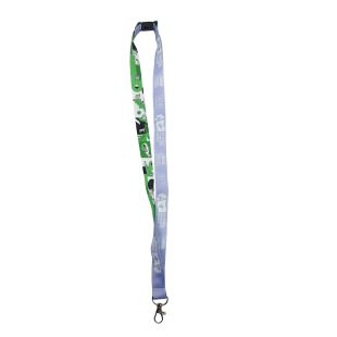 WORLD DOG SHOW juostelė ant kaklo su geometriniais raštais, žalios sp., 47,5x2 cm