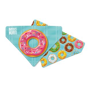MAX & MOLLY  gyvūnų augintinių skarelė-bandana, su spurgų aplikacijomis S dydis