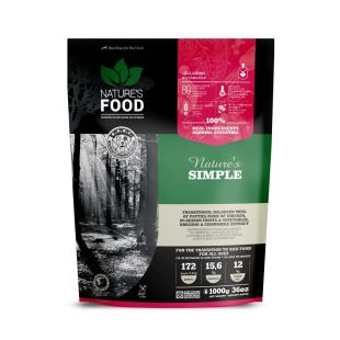 NATURE`S FOOD Simple šaldytas šunų pašaras su vištiena 1 kg